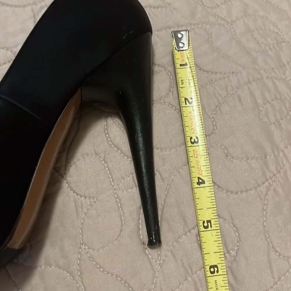 Marni Women’s Black Square Toe Satin 5” Stiletto Heel Pump Shoes Sz 38